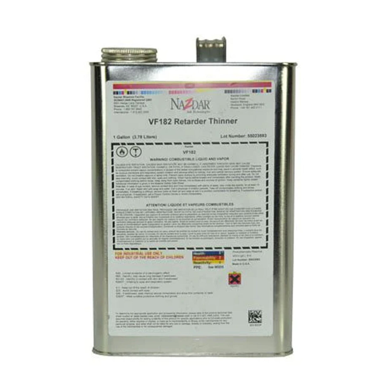 Nazdar VF182 Retarder Thinner For VF Series Ink