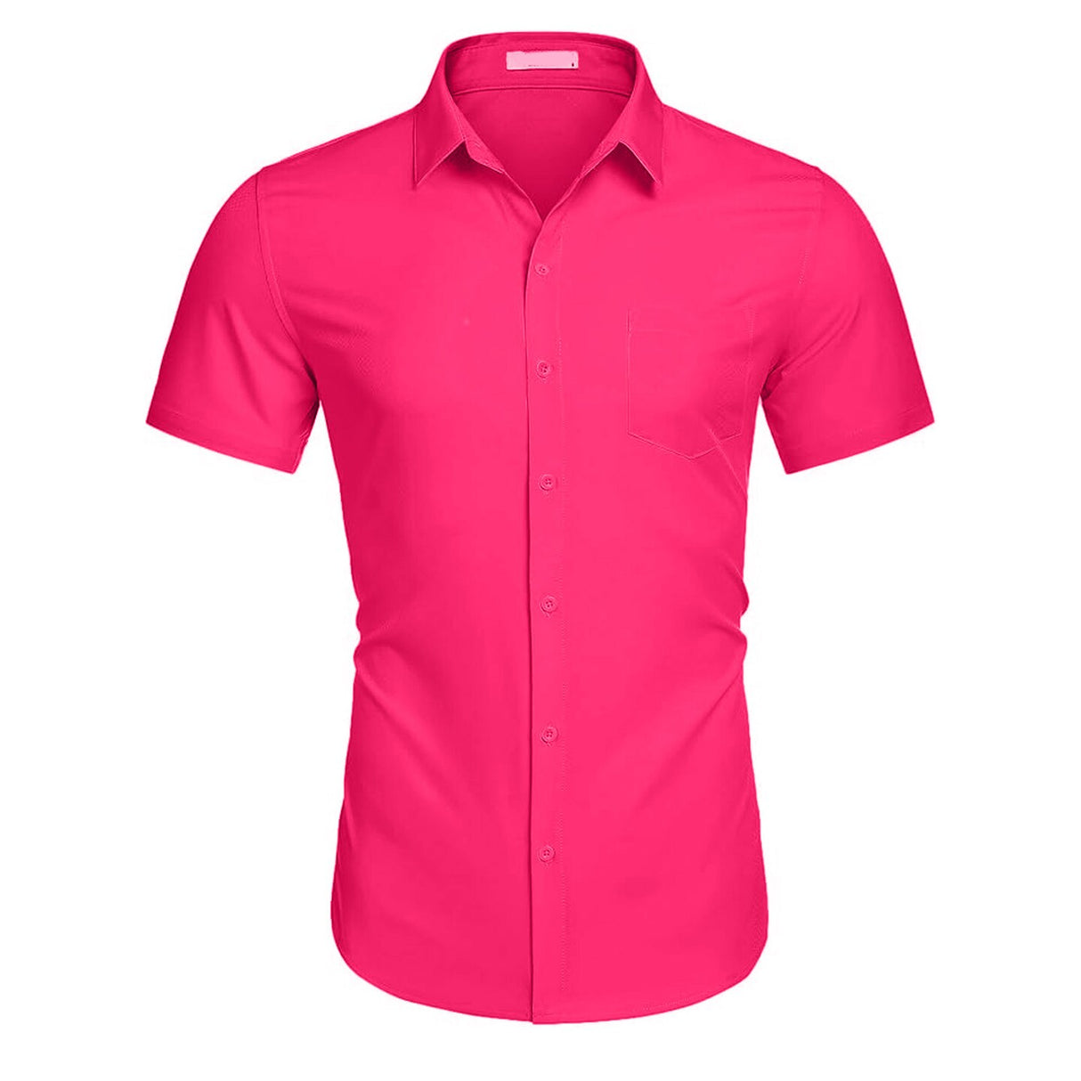 Fushia Short Sleeve Polo Shirt