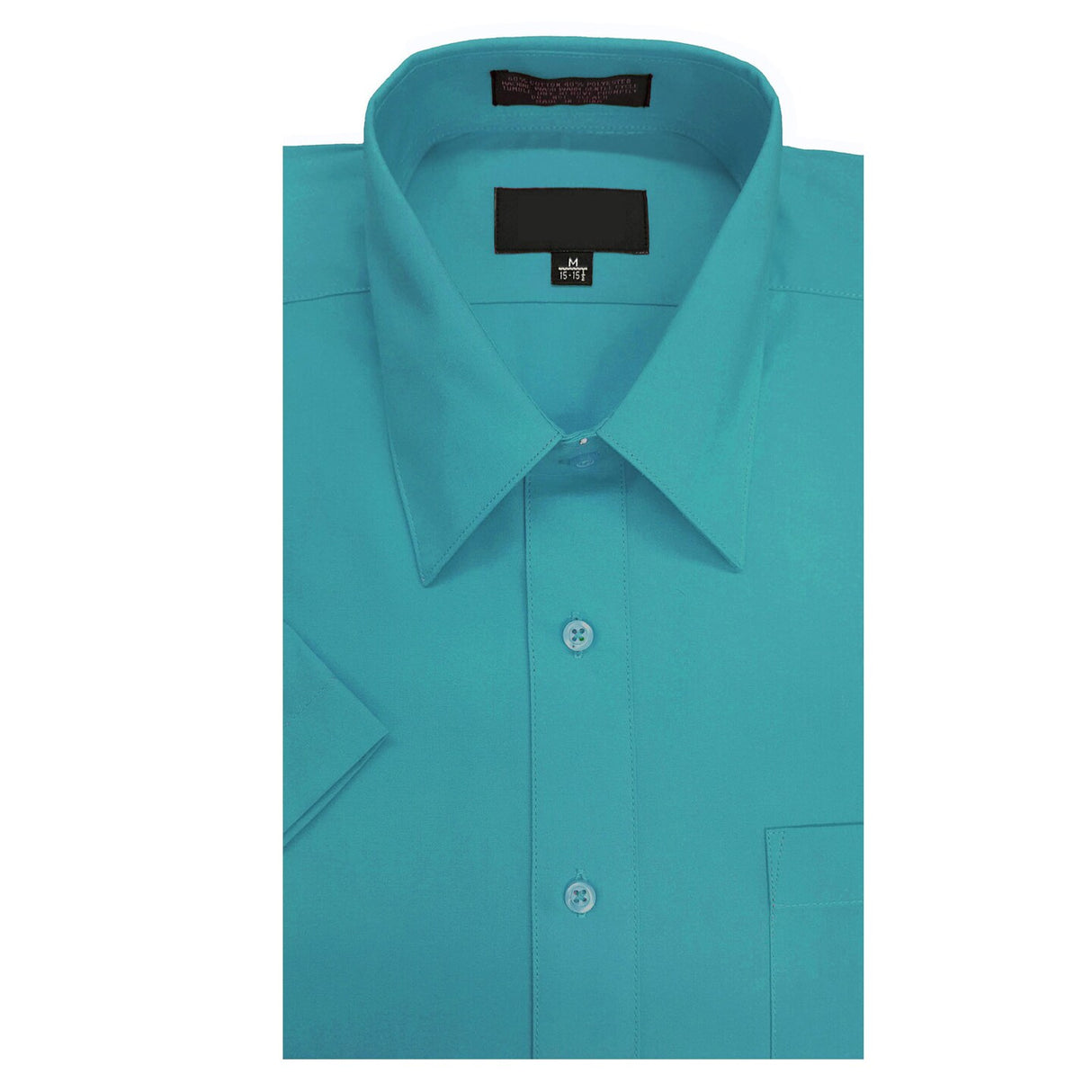 Turquoise Short Slim Fit Polo Shirt