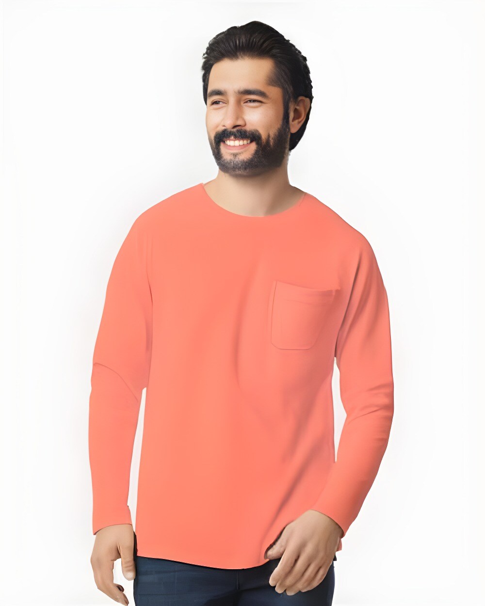 Comfort Colors® Garment-Dyed Heavyweight Long Sleeve Pocket T-Shirt