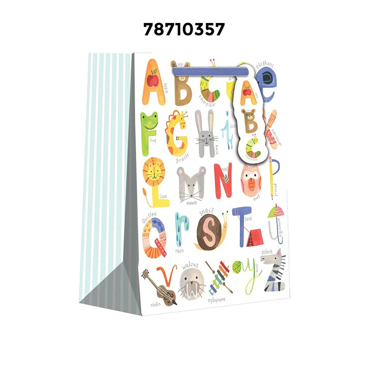 Decorative Patterned Gift Bags 10" x 4" x 8"