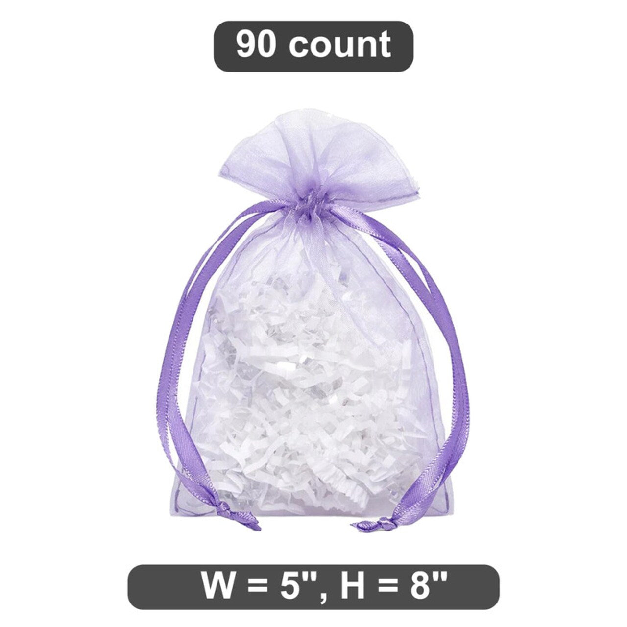 Sheer 5” x 8” Organza Bags – Perfect for Small Favors