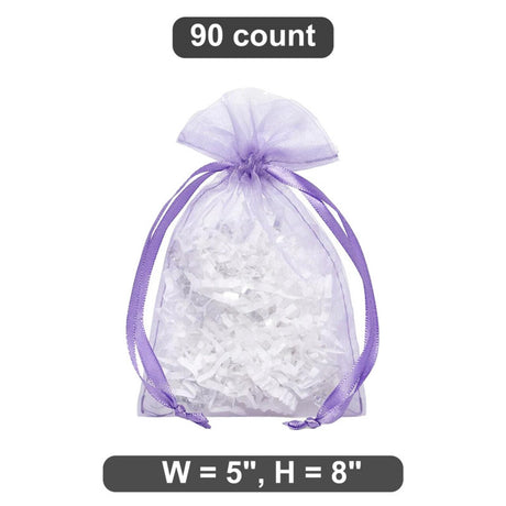 Sheer 5” x 8” Organza Bags – Perfect for Small Favors