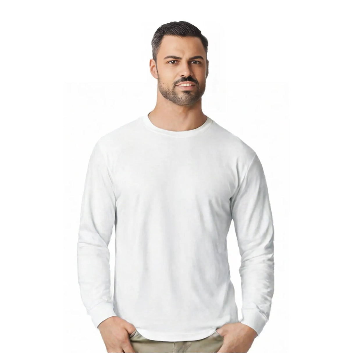 Gildan® DryBlend Crewneck Long Sleeve T-Shirt