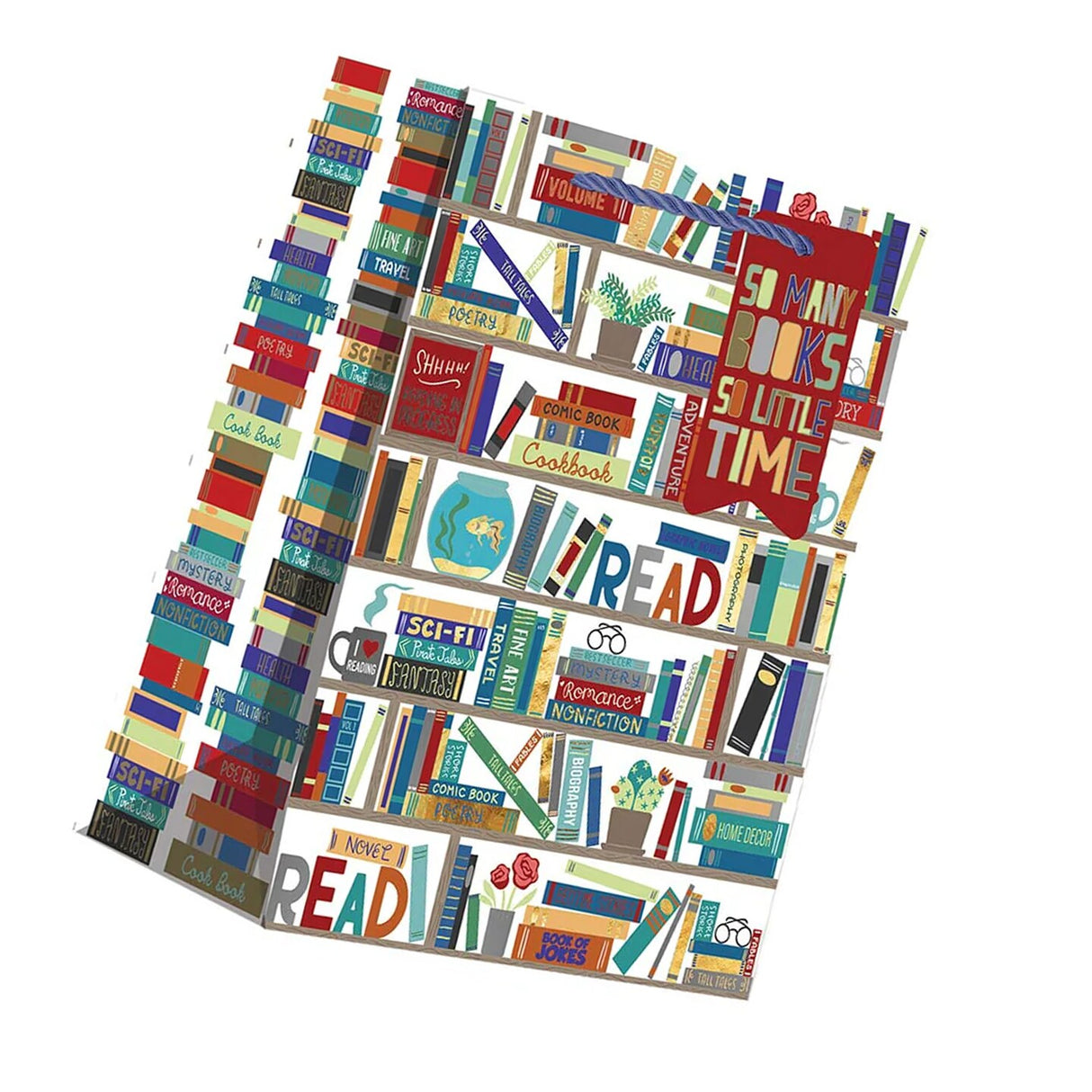 Elegant Patterned Gift Bags 10" x 4" x 8"