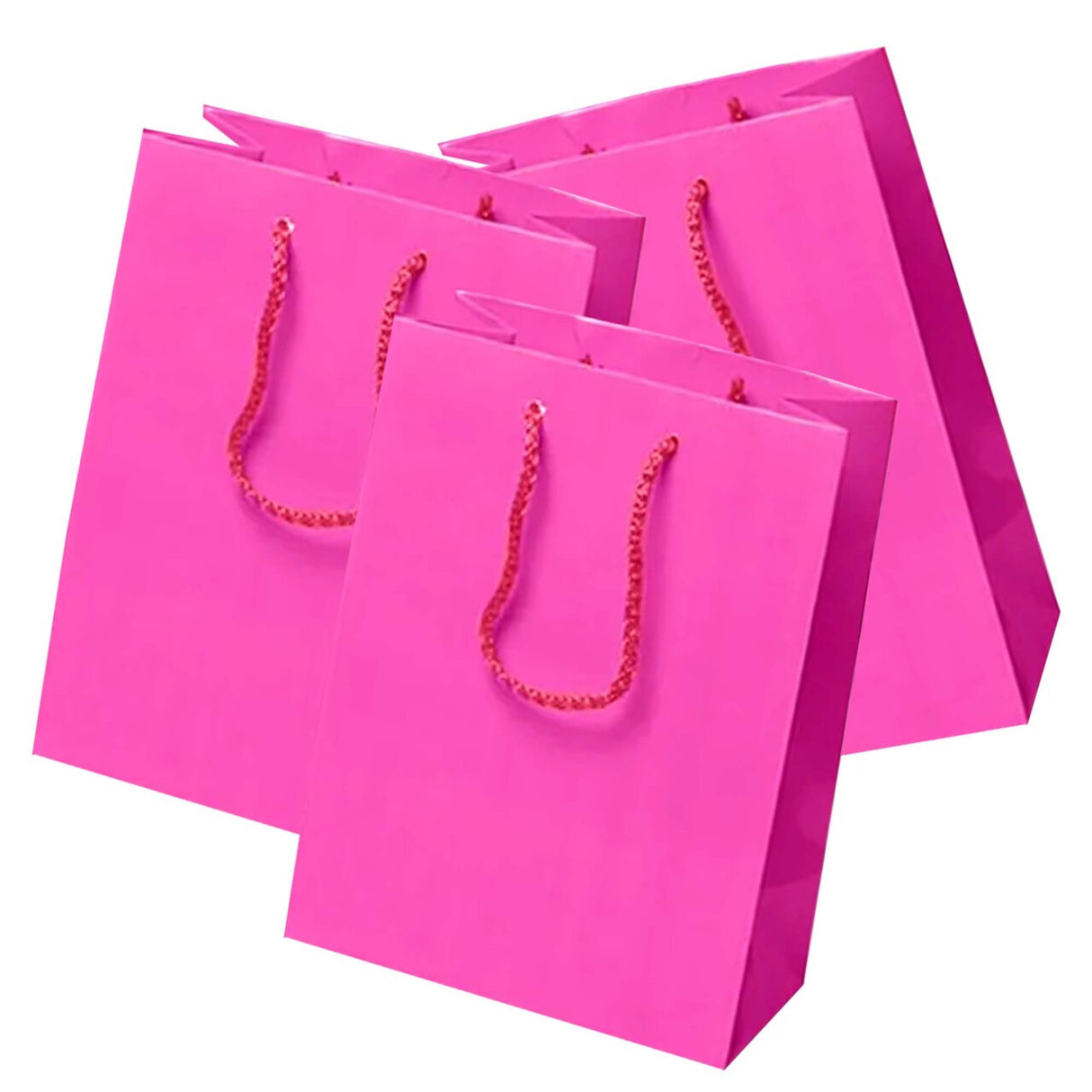Colored Glossy Mini Totes 12'' x 5 1/2'' x 17'' for Party Favors