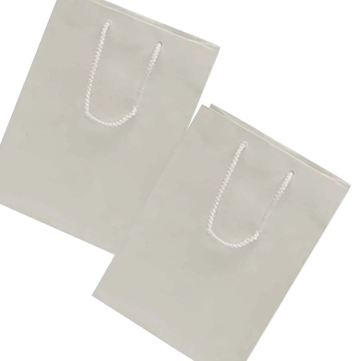 Mini Glossy Euro Totes Compact Size 6 1/4'' x 3 1/2'' x 8 1/2''