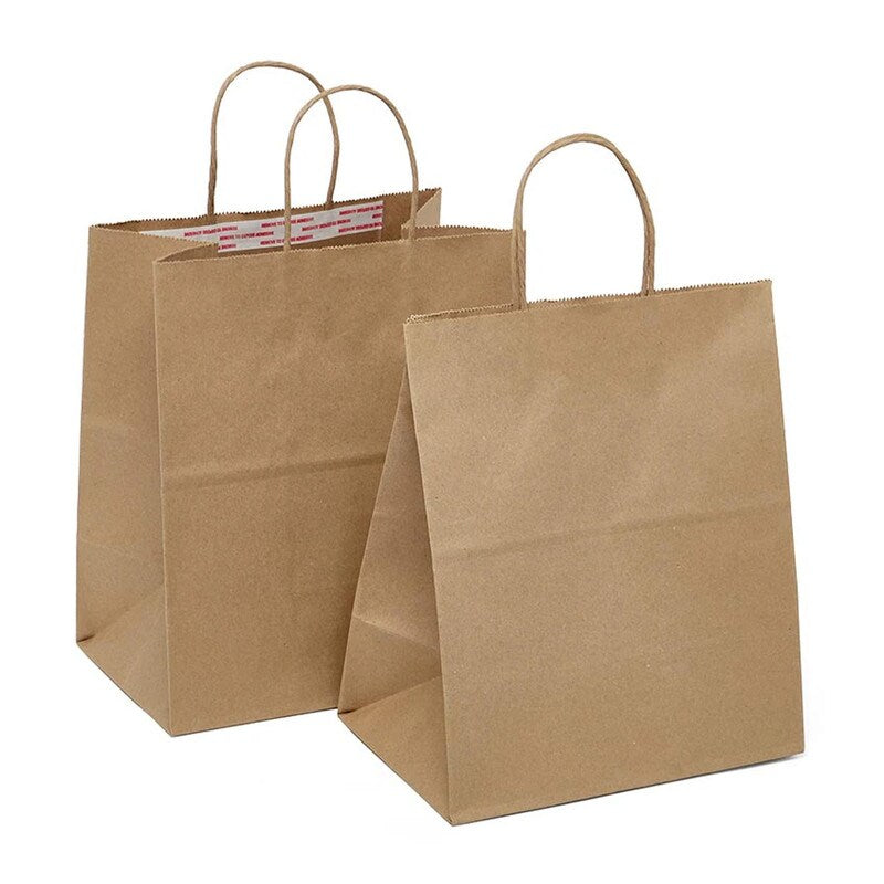 Tamper-Resistant Take-Out Shopping Bags Standard 10" x 6 3/4" x 12"