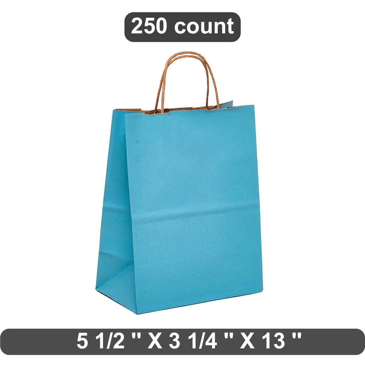 Compact Kraft Tinted Bag for All Uses 5.5" x 3.25" x 13"