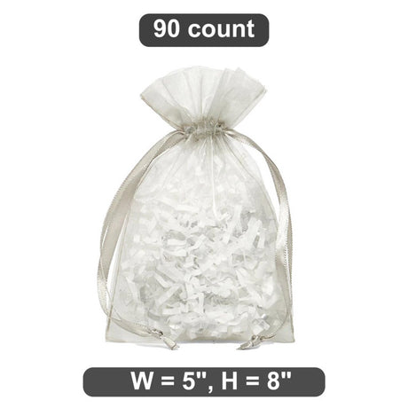 5” x 8” Organza Drawstring Bags Simple and Stylish