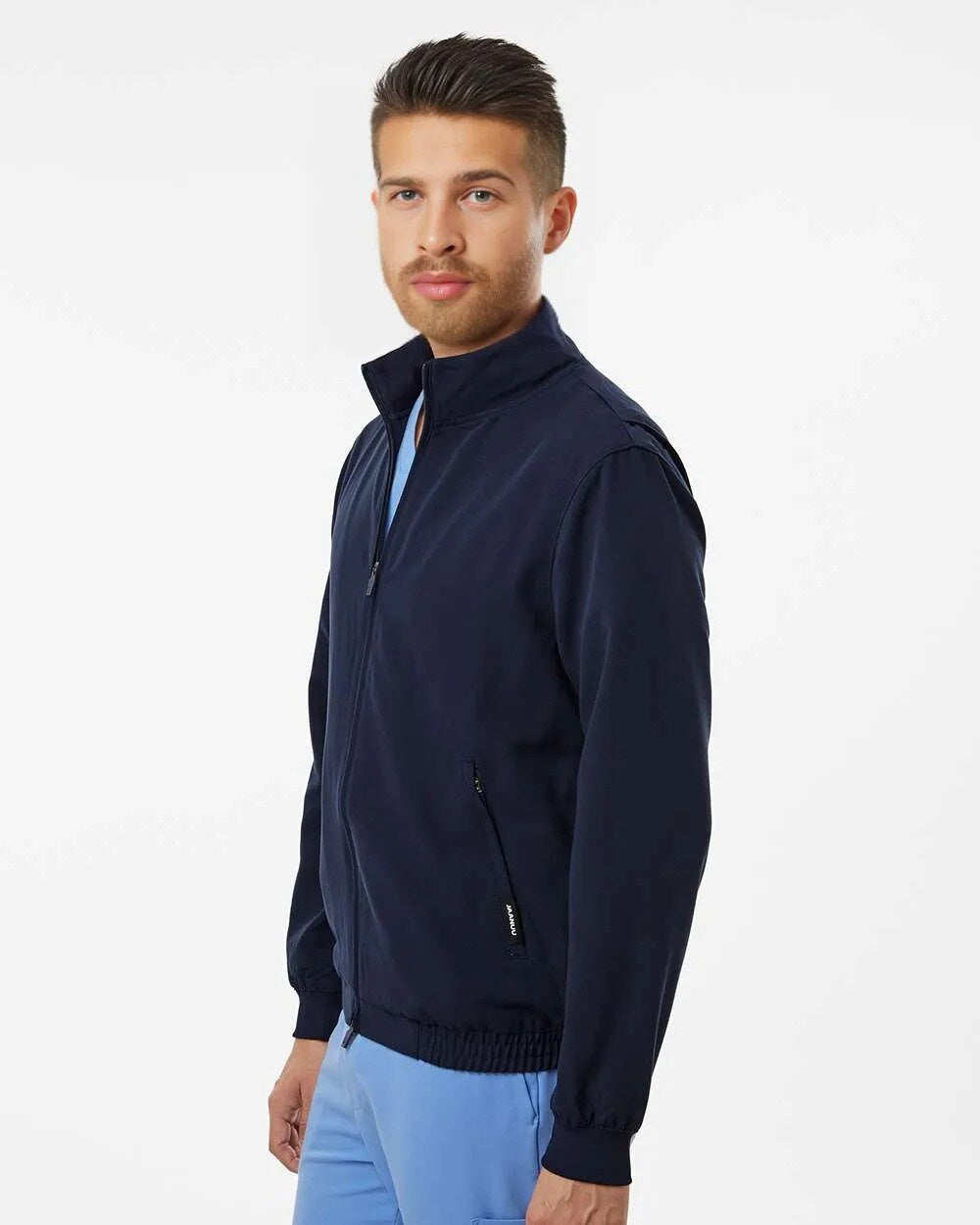 Jaanuu® Wolfe Everyday Full-Zip 6 Pocket Scrub Jacket