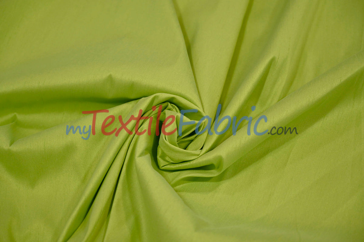 Faux Silk Polyester Dupioni Fabric - Solid Texture, 54" Width, Multiple Colors (Yards, Bolts, Sample Swatch)