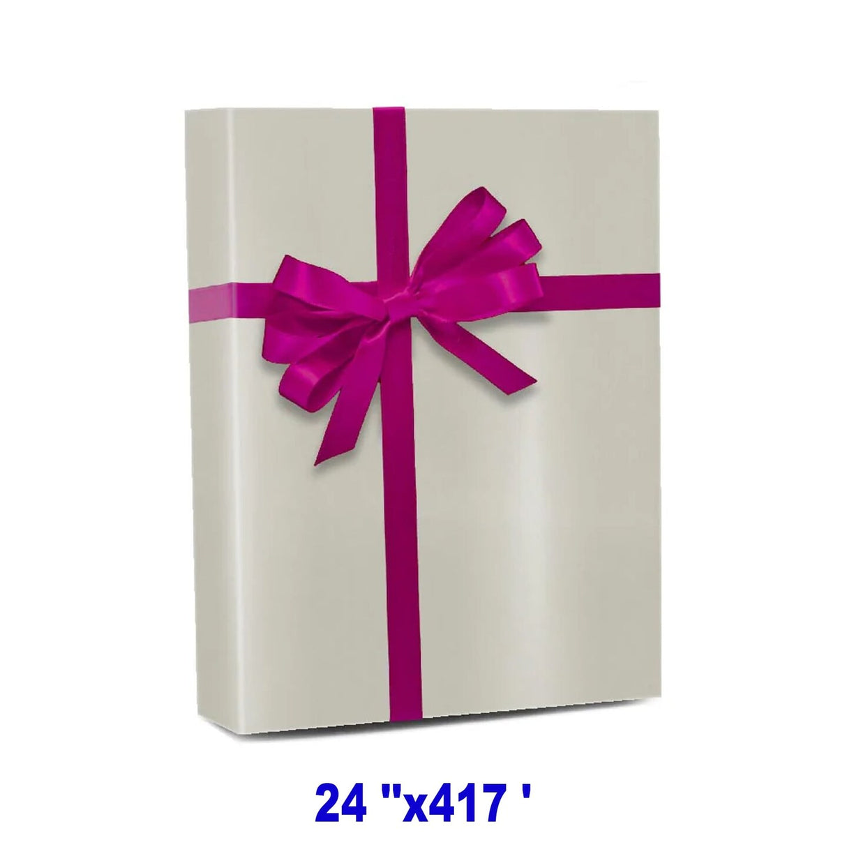 All-Purpose Solid Gift Wrap 24" x 417' 60 lbs for Versatile Use