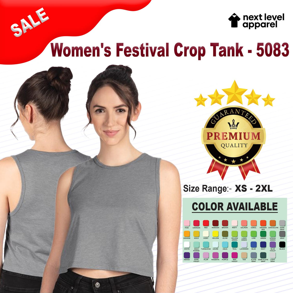 Next Level® Women's Festival Crop Tank