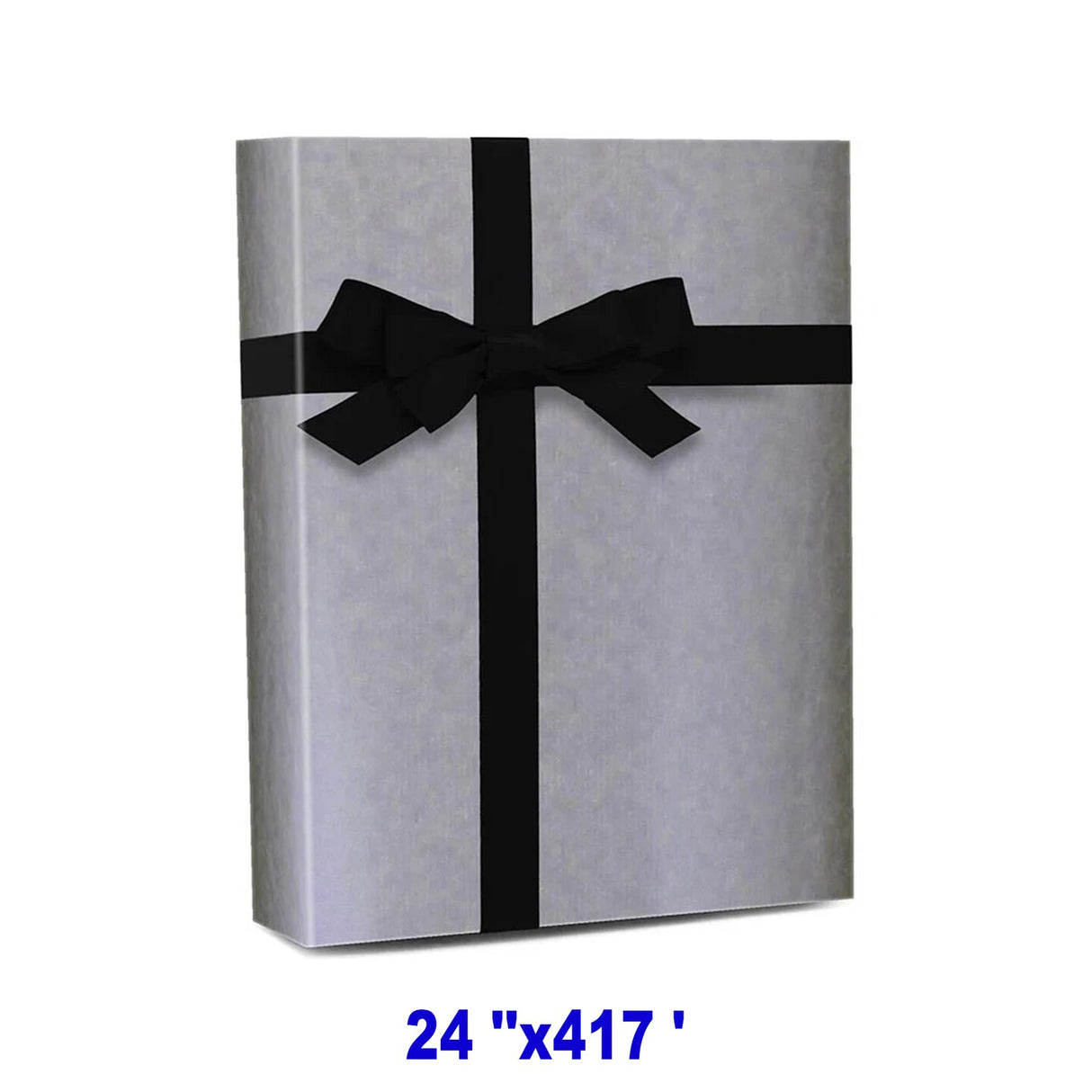 Premium Solid Color Wrapping Paper 24" x 417' Roll 55 lb for Retail & Gift Use