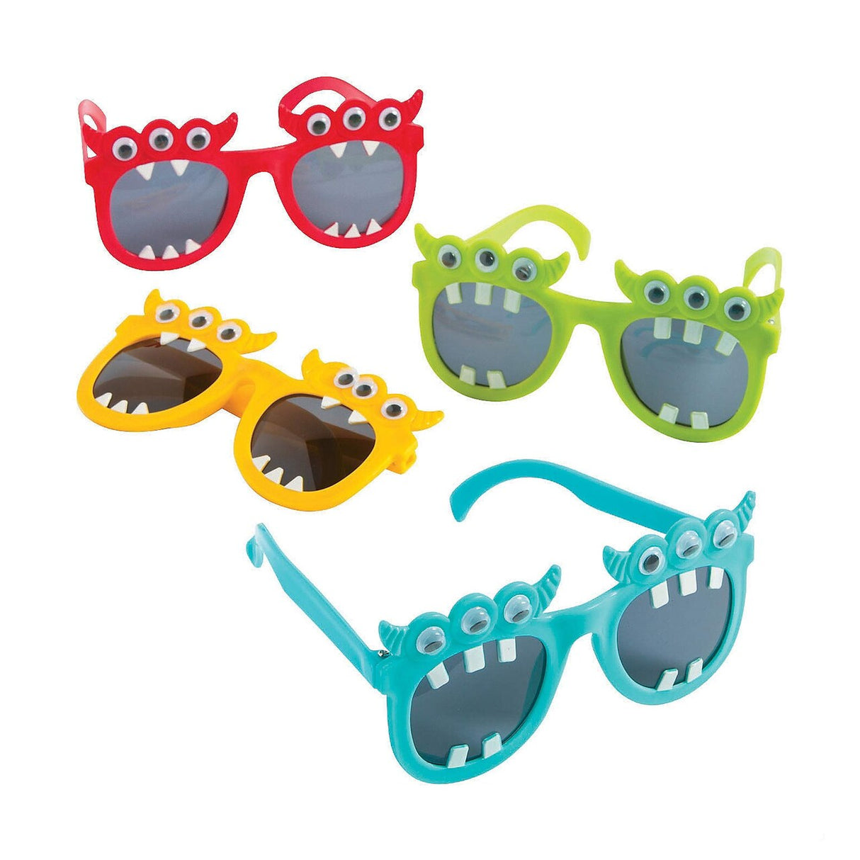 Colorful Kids Monster Sunglasses - 12 Pc. for Halloween Fun