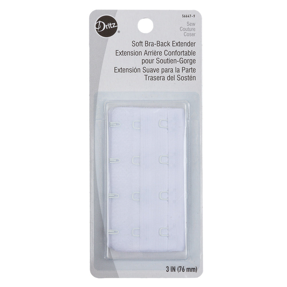 Dritz White Bra Extender - 3"