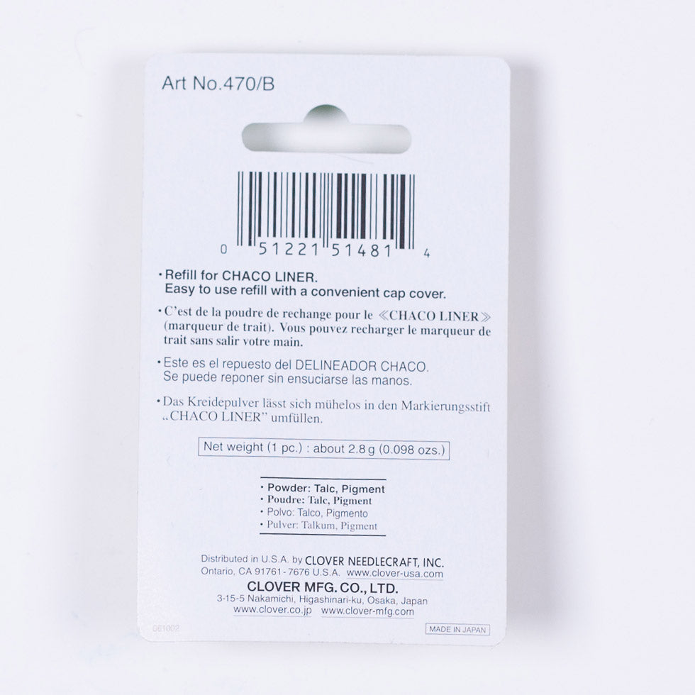 Clover Chaco Liner Refill - Blue