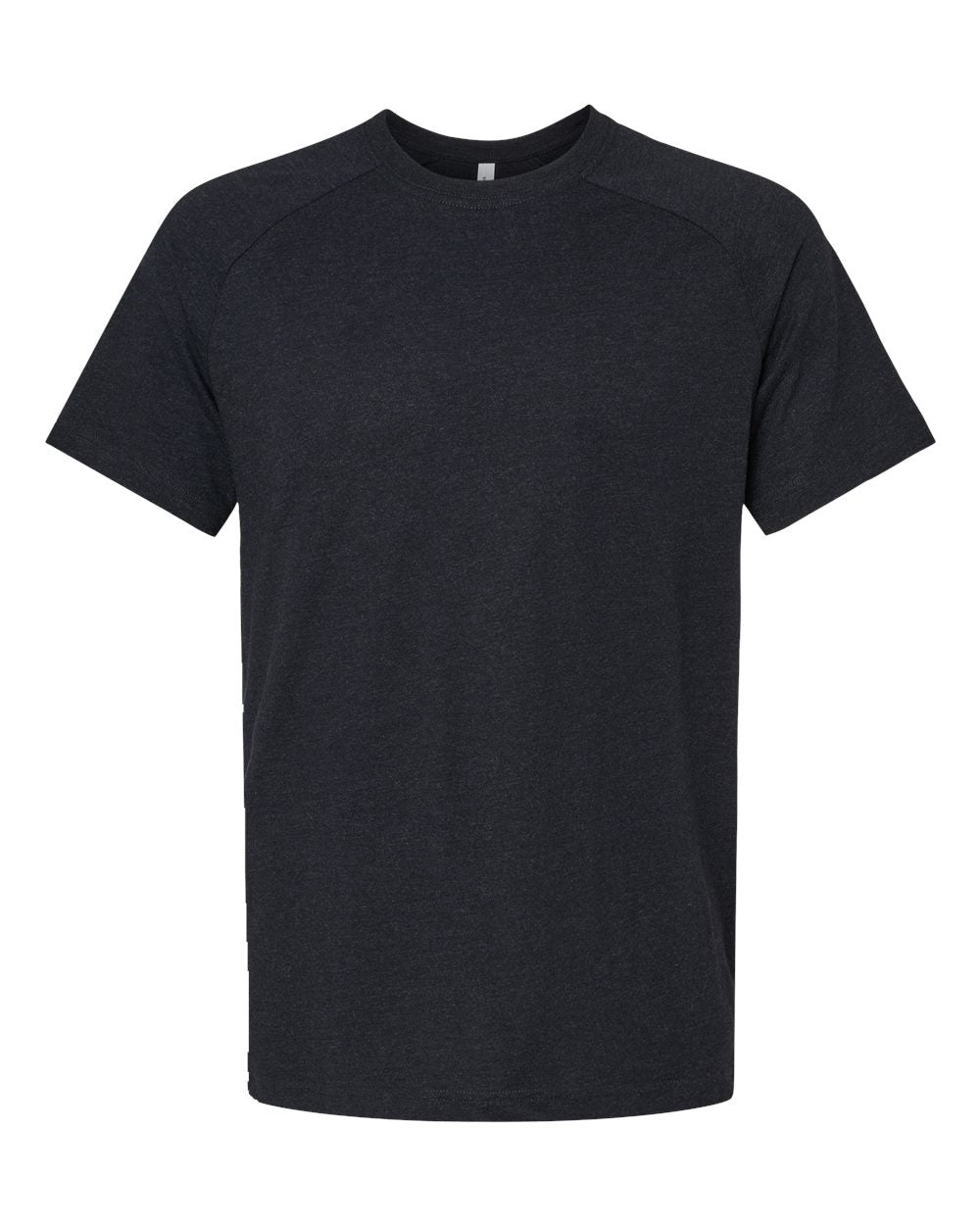 BELLA + CANVAS® Heather CVC Raglan Crewneck Short Sleeve Tee