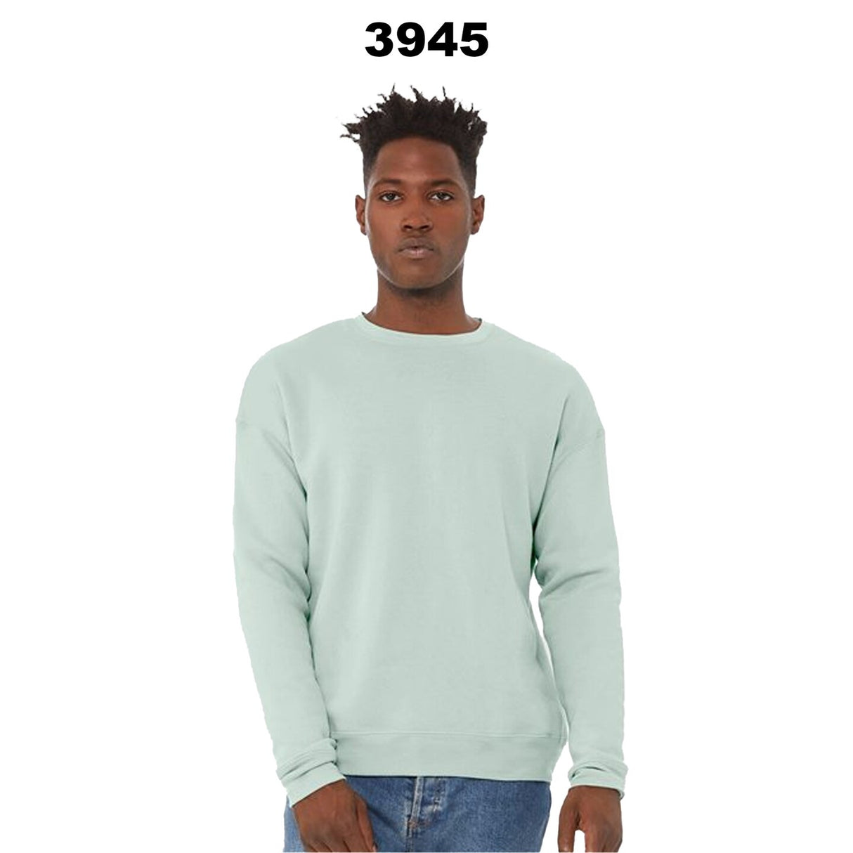 BELLA + CANVAS® Sponge Fleece Drop Shoulder Crewneck Long Sleeve Sweatshirt