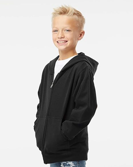 JERZEES® NuBlend Youth Full-Zip Hooded Sweatshirt