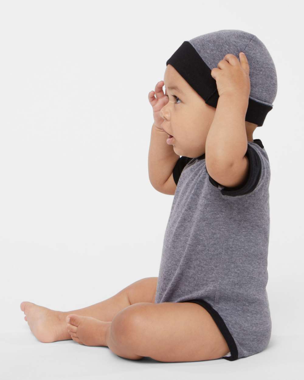 RADYAN® Infant Baby Rib Short Sleeve Bodysuit