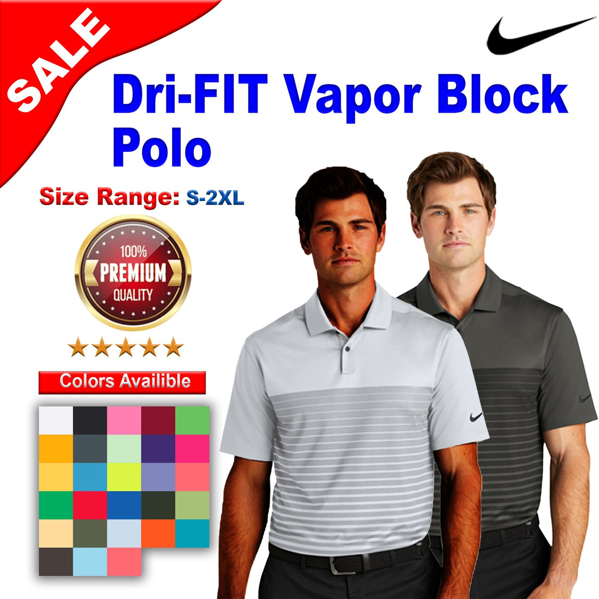 Nike® Dri-FIT Vapor Block Polo