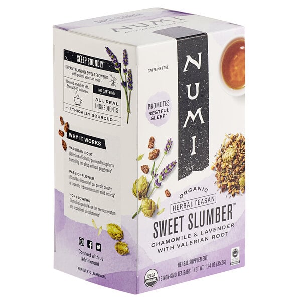 Numi Organic Sweet Slumber Tea Bags - 16/Box
