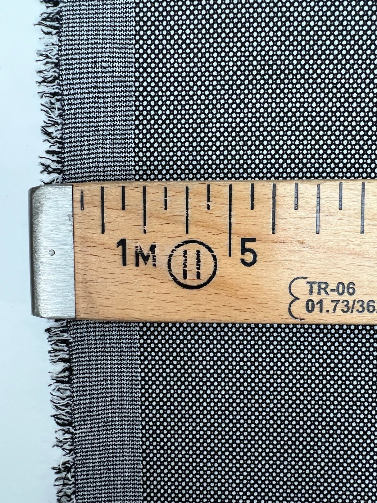 Polyester Elastane Knit Gray White