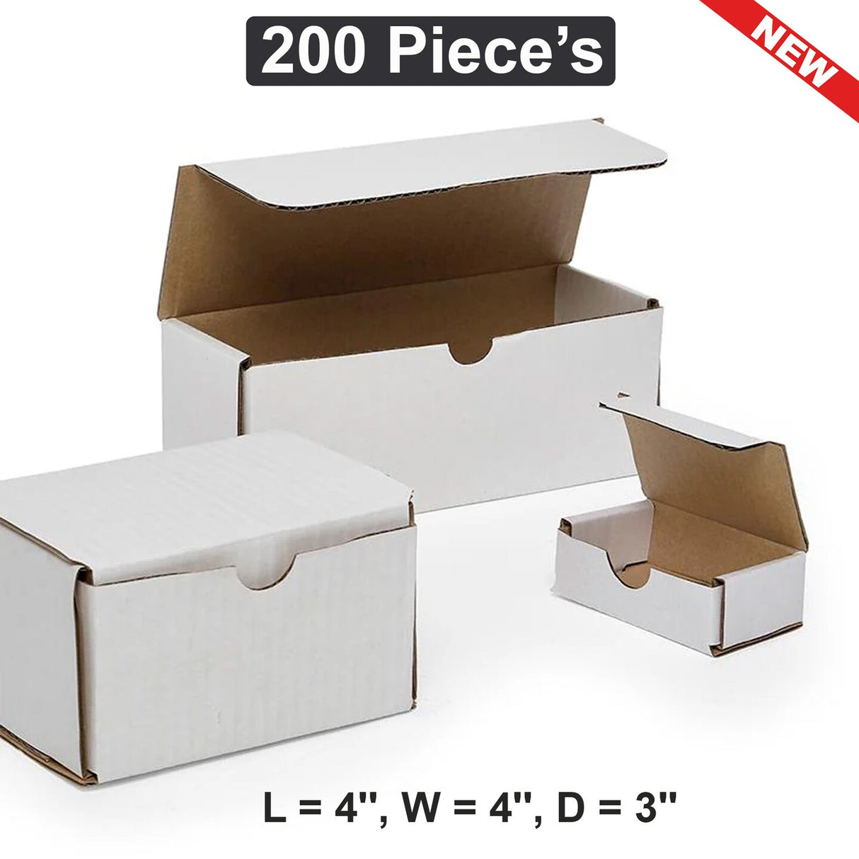 4" x 4" x 3" Mailer Boxes Perfectly Sized for Secure Shipping