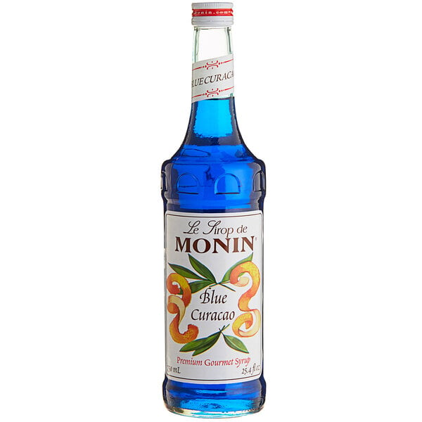 Monin Premium Blue Curacao Flavoring Syrup 750 mL