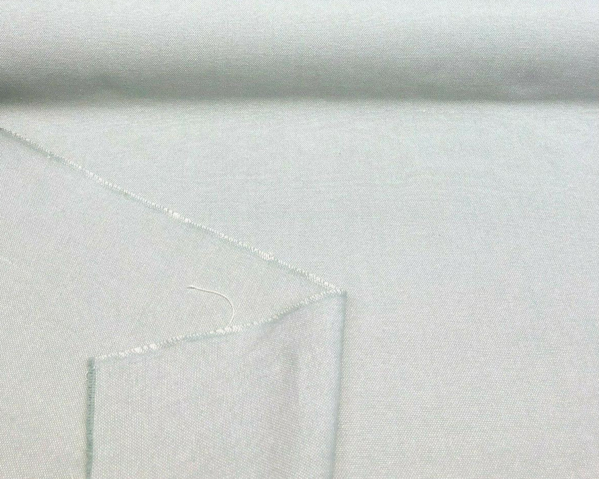 Heather Mint Green Preshrunk Cotton Chenille Fabric - Mint Green, 54" Width (1 Yard)