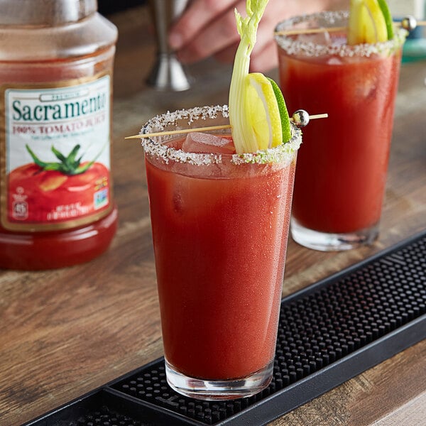 Sacramento 46 fl. oz. Tomato Juice Bottle - 8/Case