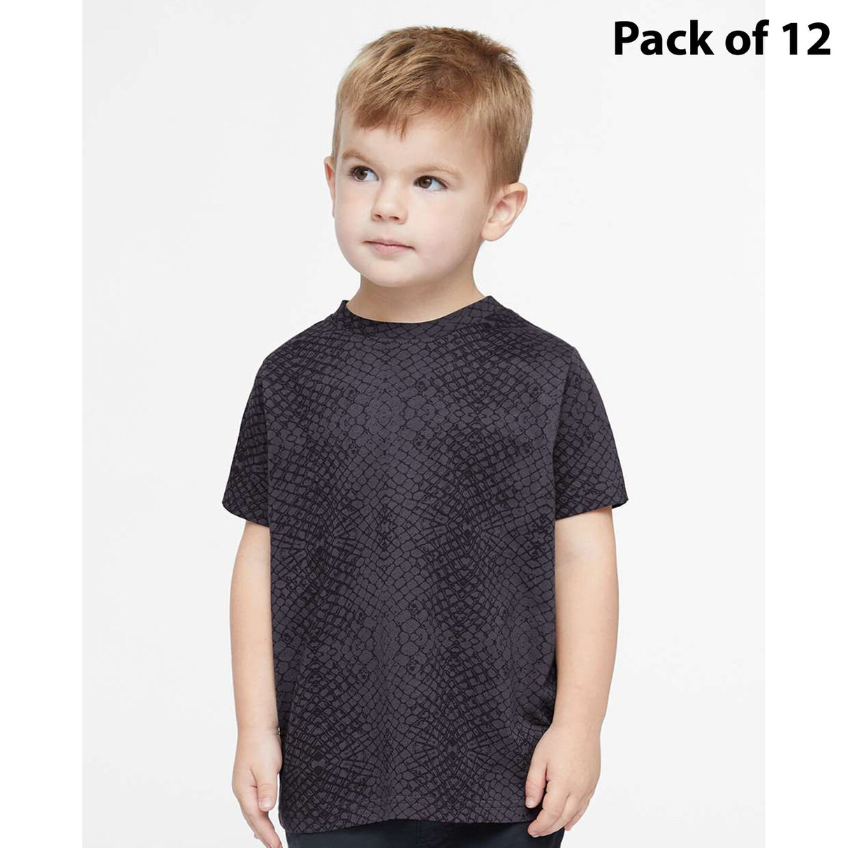 RADYAN® Toddler Fine Jersey Crewneck Short Sleeve Tee - 3321