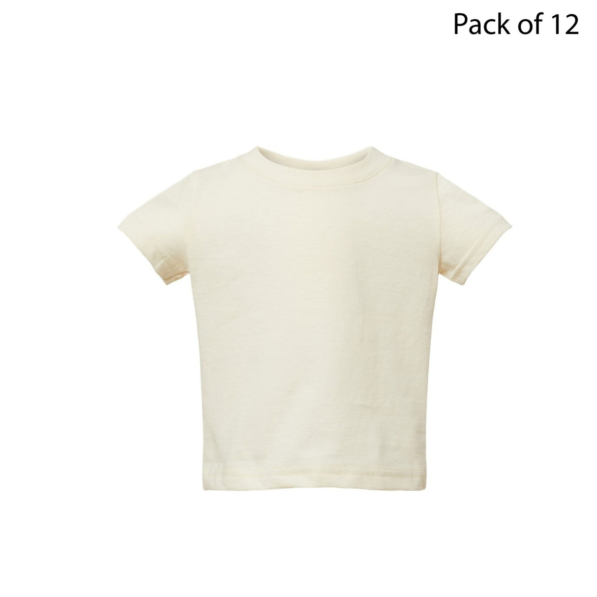 RADYAN® Infant Short Sleeve Crew Neck Fine Jersey Tee