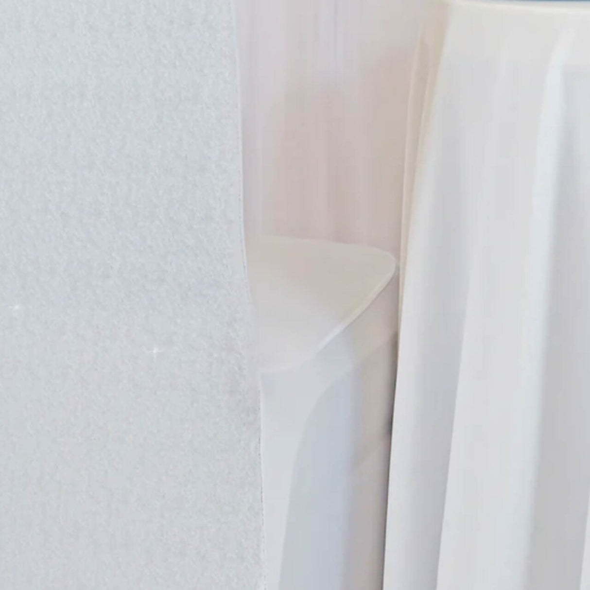 1 Piece Sequin Spandex Banquet Chair Cover White Stretch Sparkle Wedding Event Decor