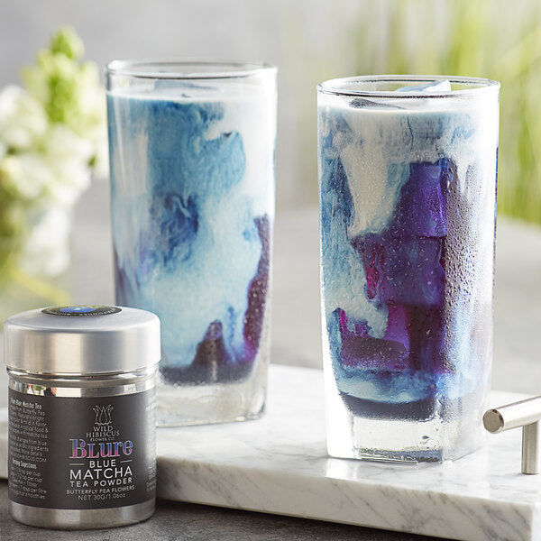 Wild Hibiscus b'Lure Butterfly Pea Flower Blue Matcha Tea Powder 1.06 oz. (30 g)