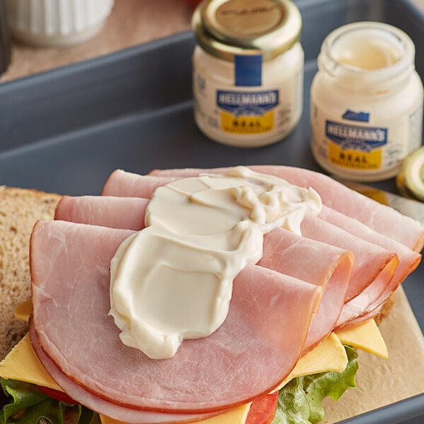 Hellmann's Real Mayonnaise 1.2 fl. oz. Mini Jars - 72/Case