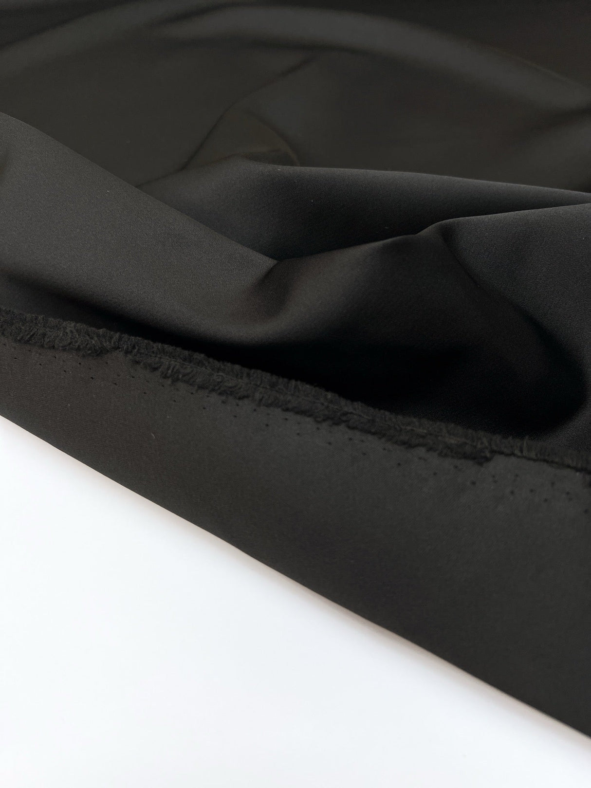 Black Doubleface Polyamide Fabric