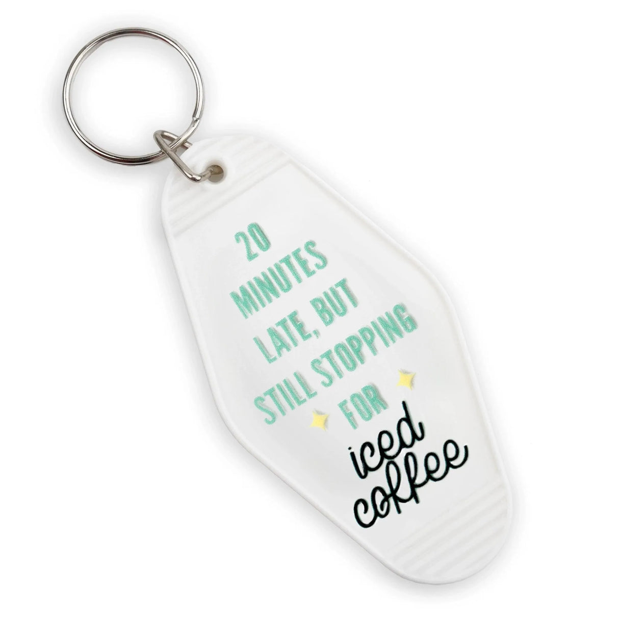 UV DTF Decal - 20 Late Iced Coffee (4 Decals 2")
