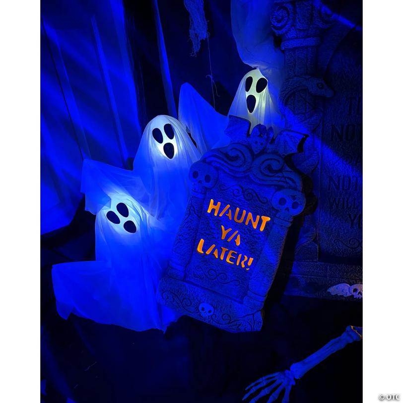 20" LED Ghost Yard Stakes - 3 Pc.
