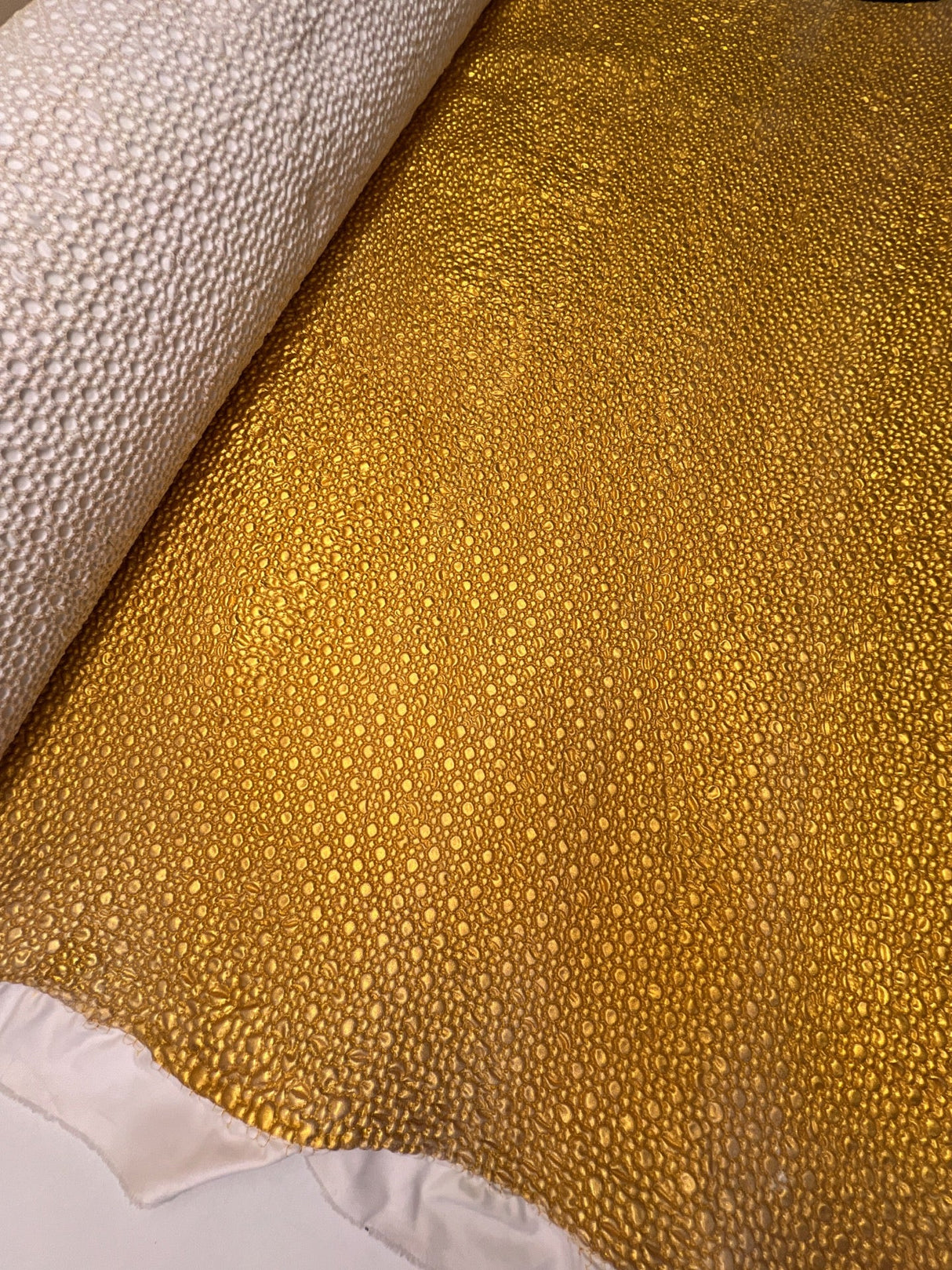 Cotton Coated Fabric Golden