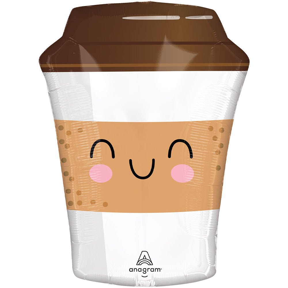 Foil Balloon Sippy Friends Coffee To Go