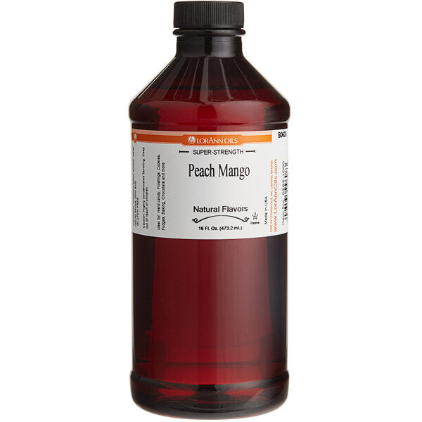 LorAnn Oils 16 fl. oz. All-Natural Peach Mango Super Strength Flavor