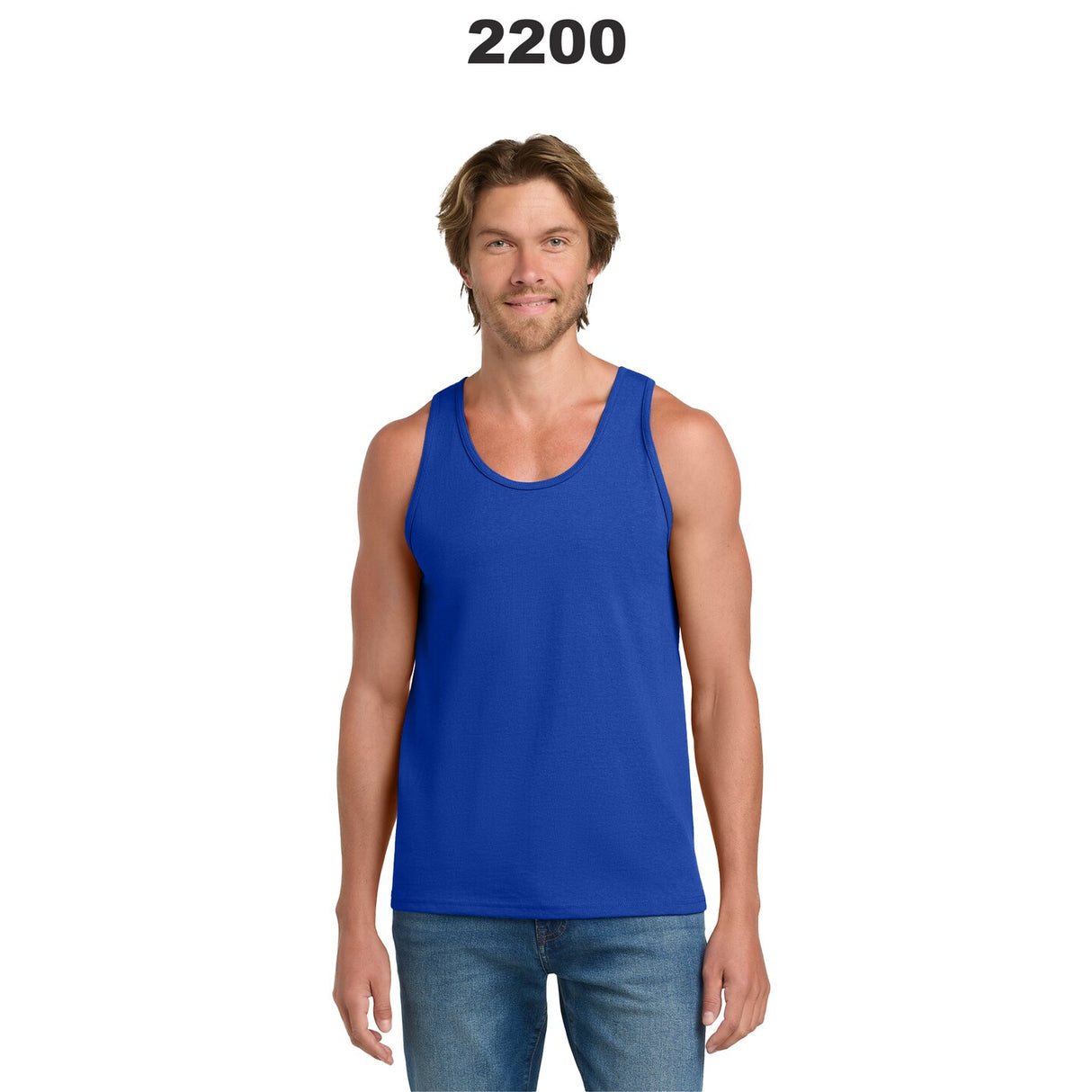 Gildan® Ultra Cotton Scoop Neck Tank Top - 2200