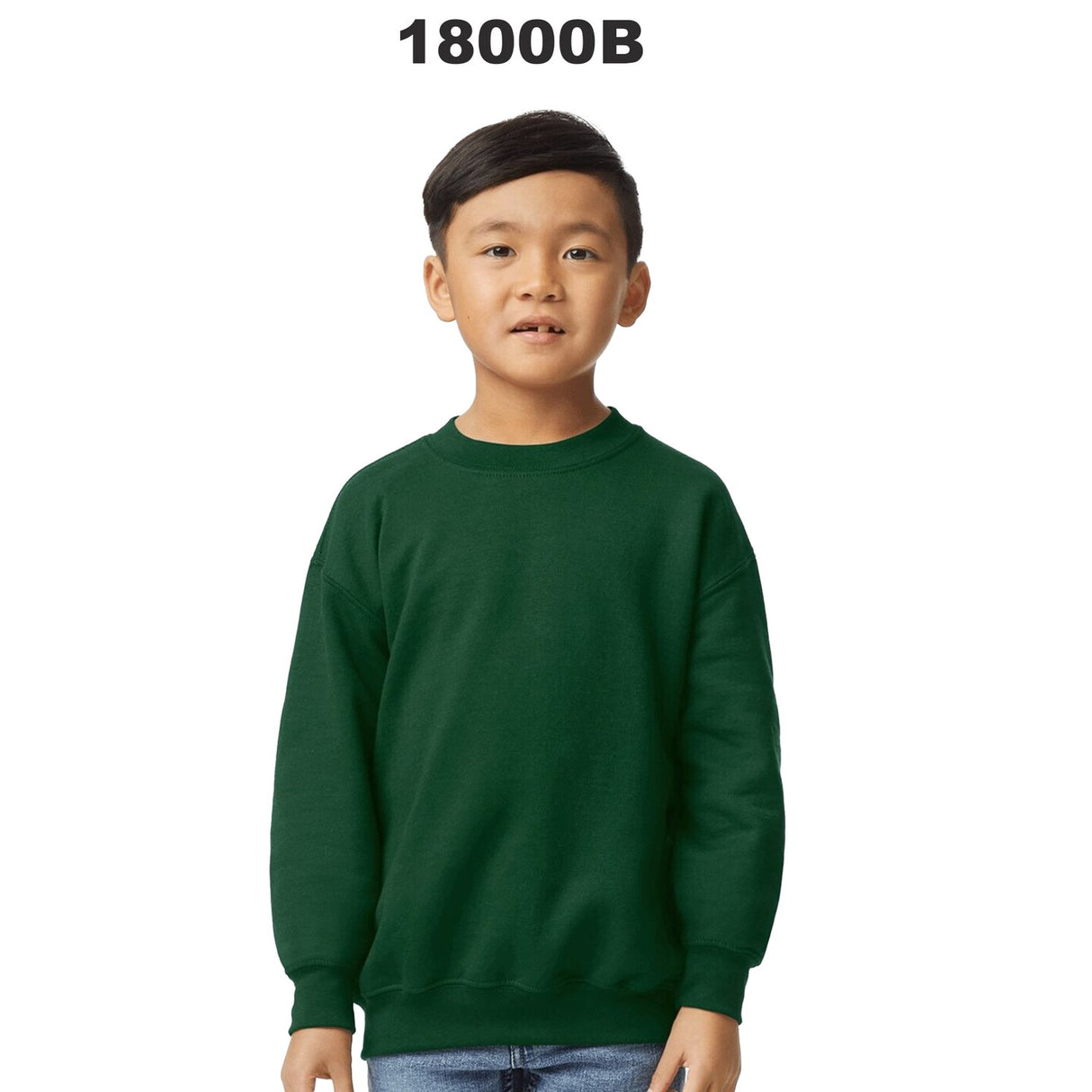 Gildan® Heavy Blend Youth Crew Neck Long Sleeve Sweatshirt