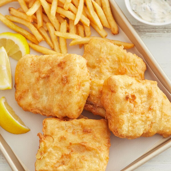 Golden Dipt English Style Fish 'N Chips Batter Mix 5 lb. - 6/Case