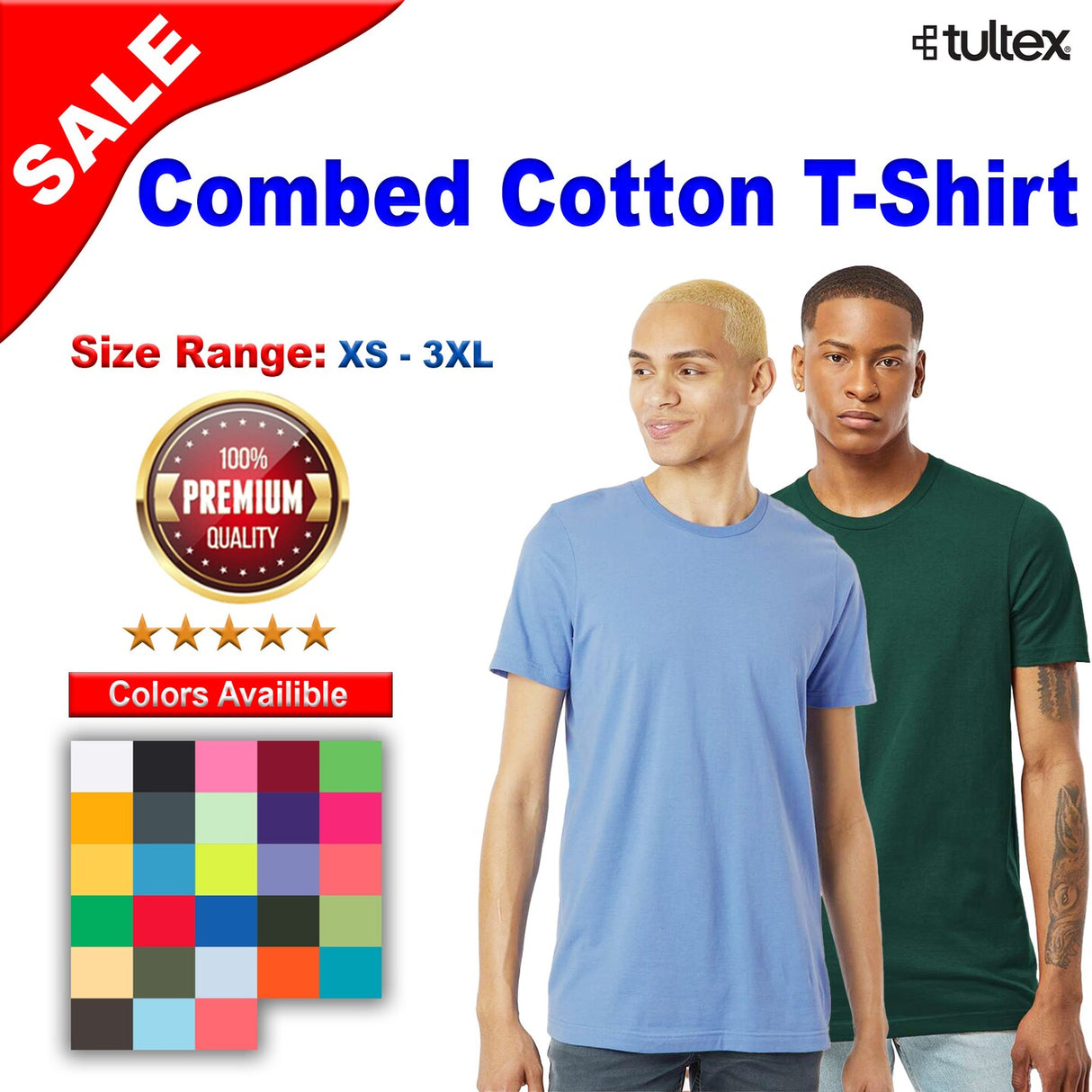 Tultex® Combed Cotton T-Shirt