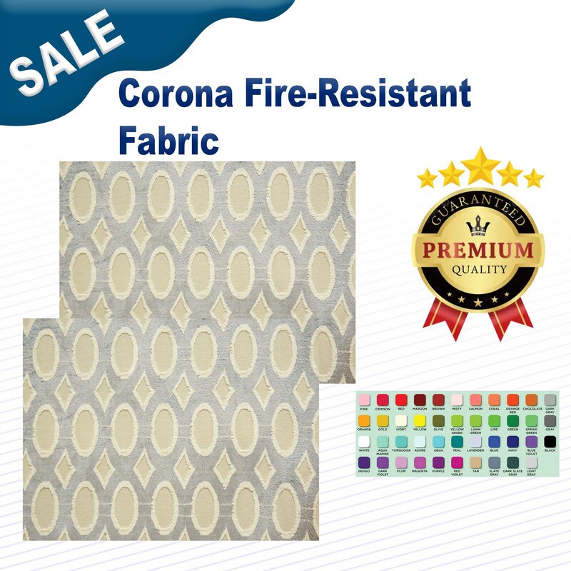 1 Yard Corona Fire Resistant Fabric