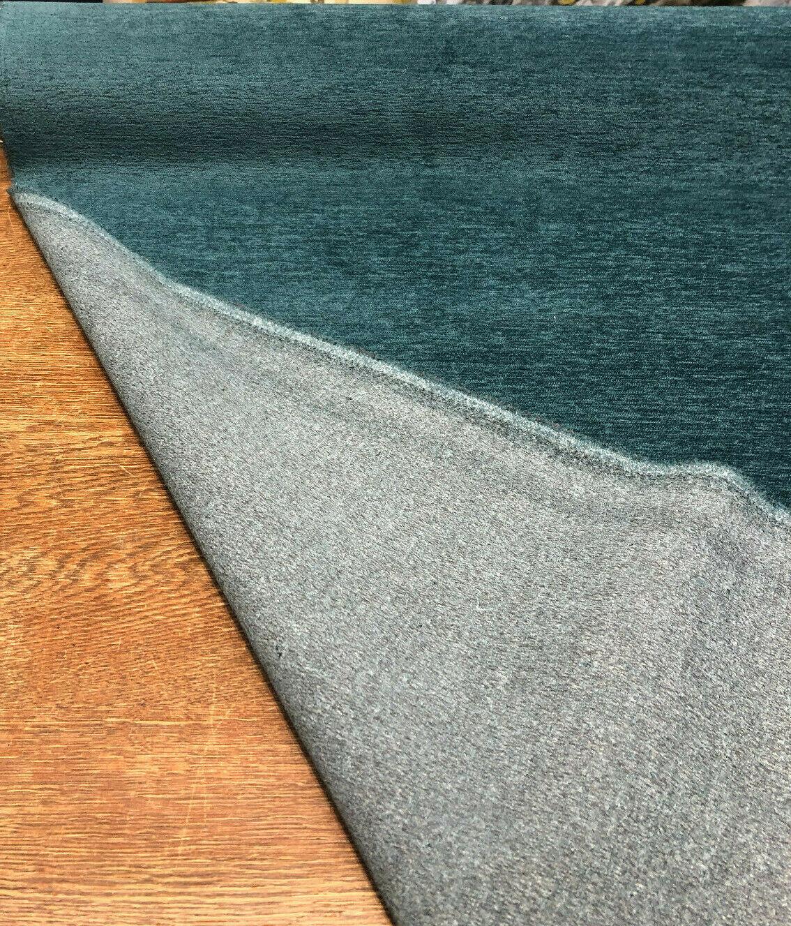 Barcelona Soft Chenille Upholstery Fabric - Turquoise Teal, 56" Width (1 Yard)